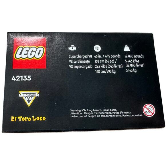 LEGO Technic Monster Jam El Toro Loco (42135); 247 Pcs; NEW in BOX! Ages 7+ - Picture 4 of 6